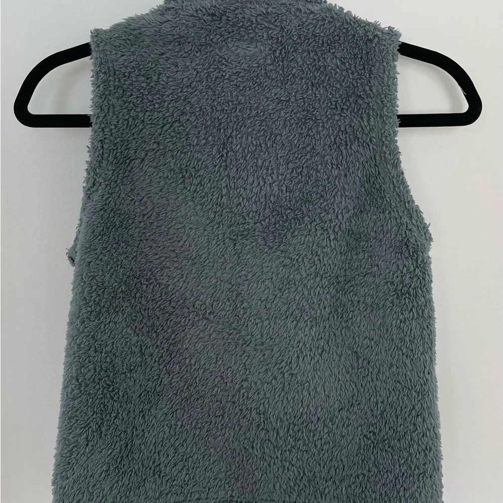 Patagonia Vest Grey & Red Pulls Los Gatos Fleece #65490 Youth Girl’s Size Med 10